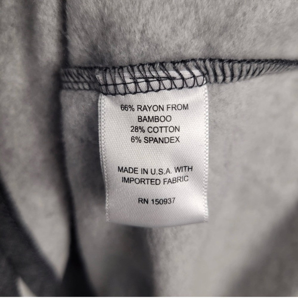Stowaway Maternity Gray Long Sleeve Wrap Slit Dress Size S - Picture 5 of 8